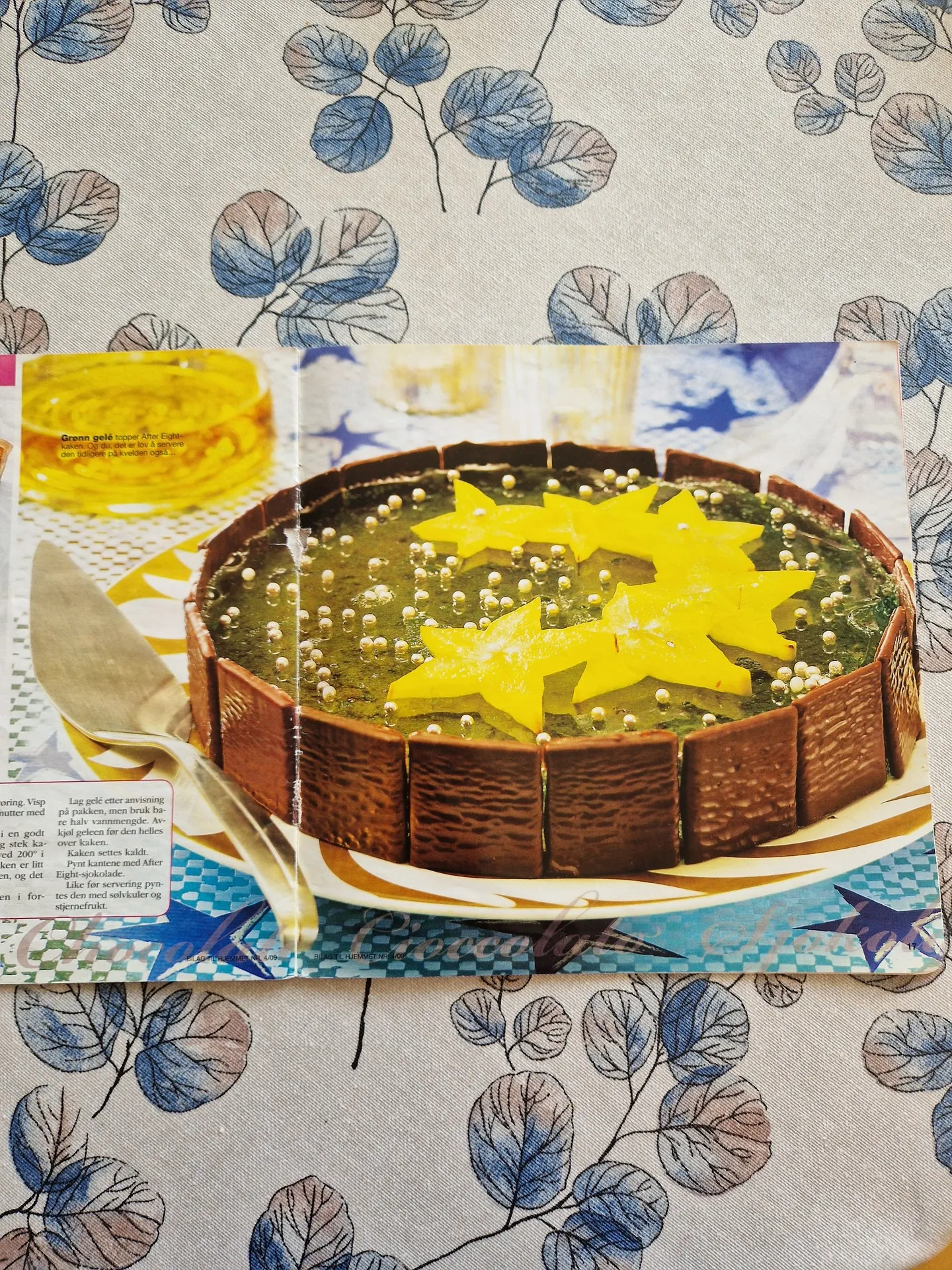 Bilde (1) av oppskrift for After Eight-kake