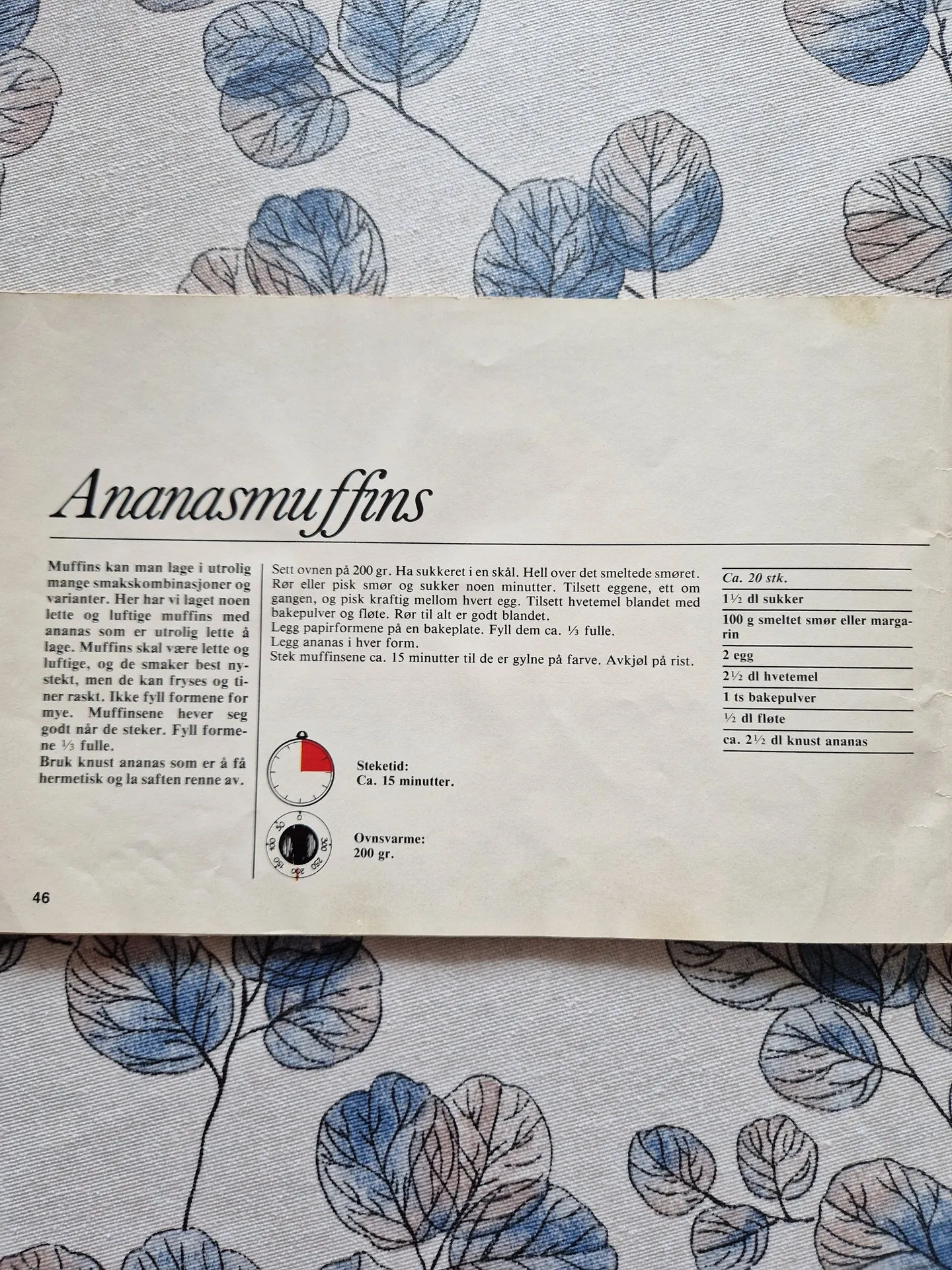 Bilde (0) av oppskrift for Ananasmuffins