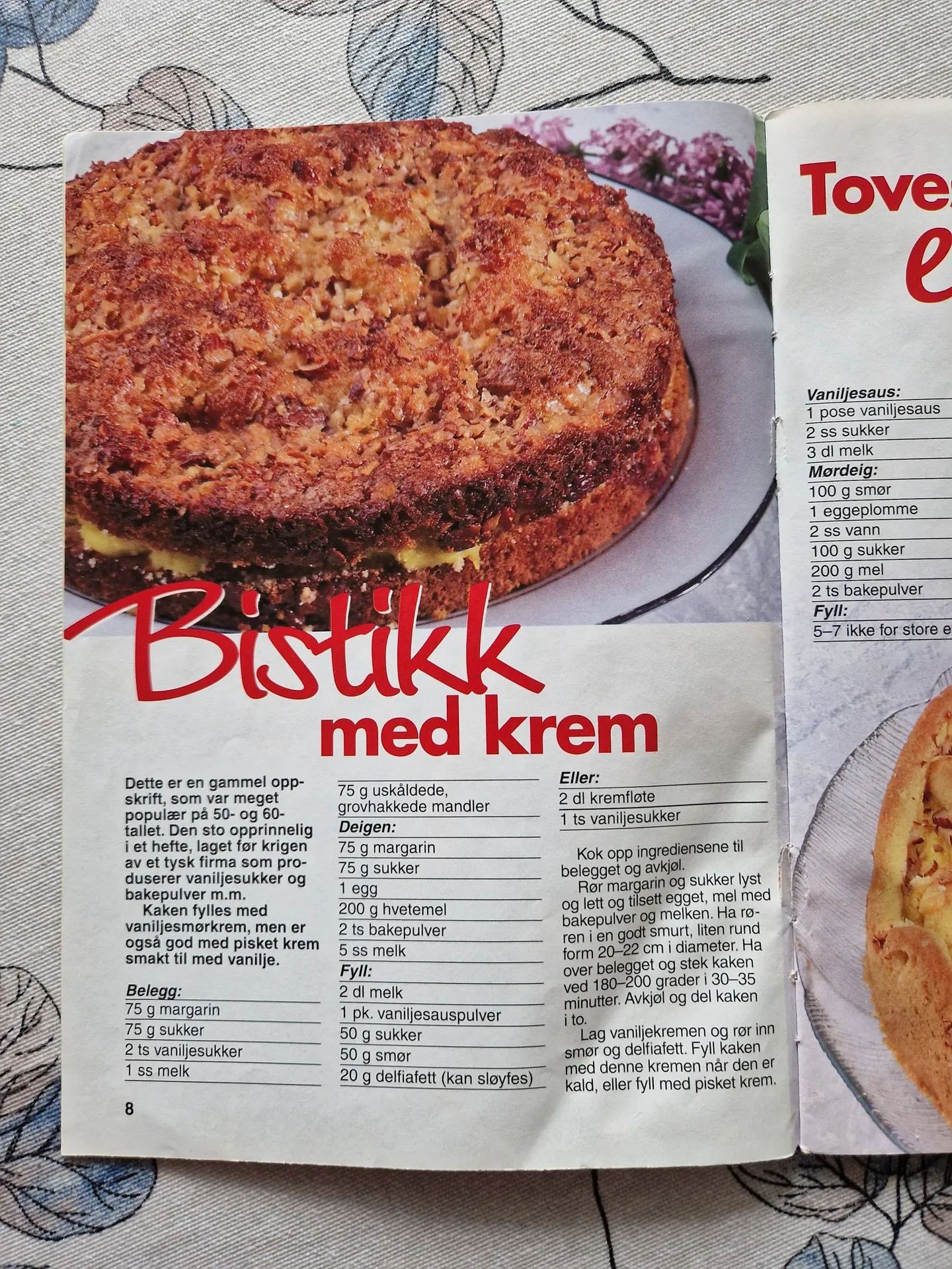Bilde (0) av oppskrift for Bistikk med krem