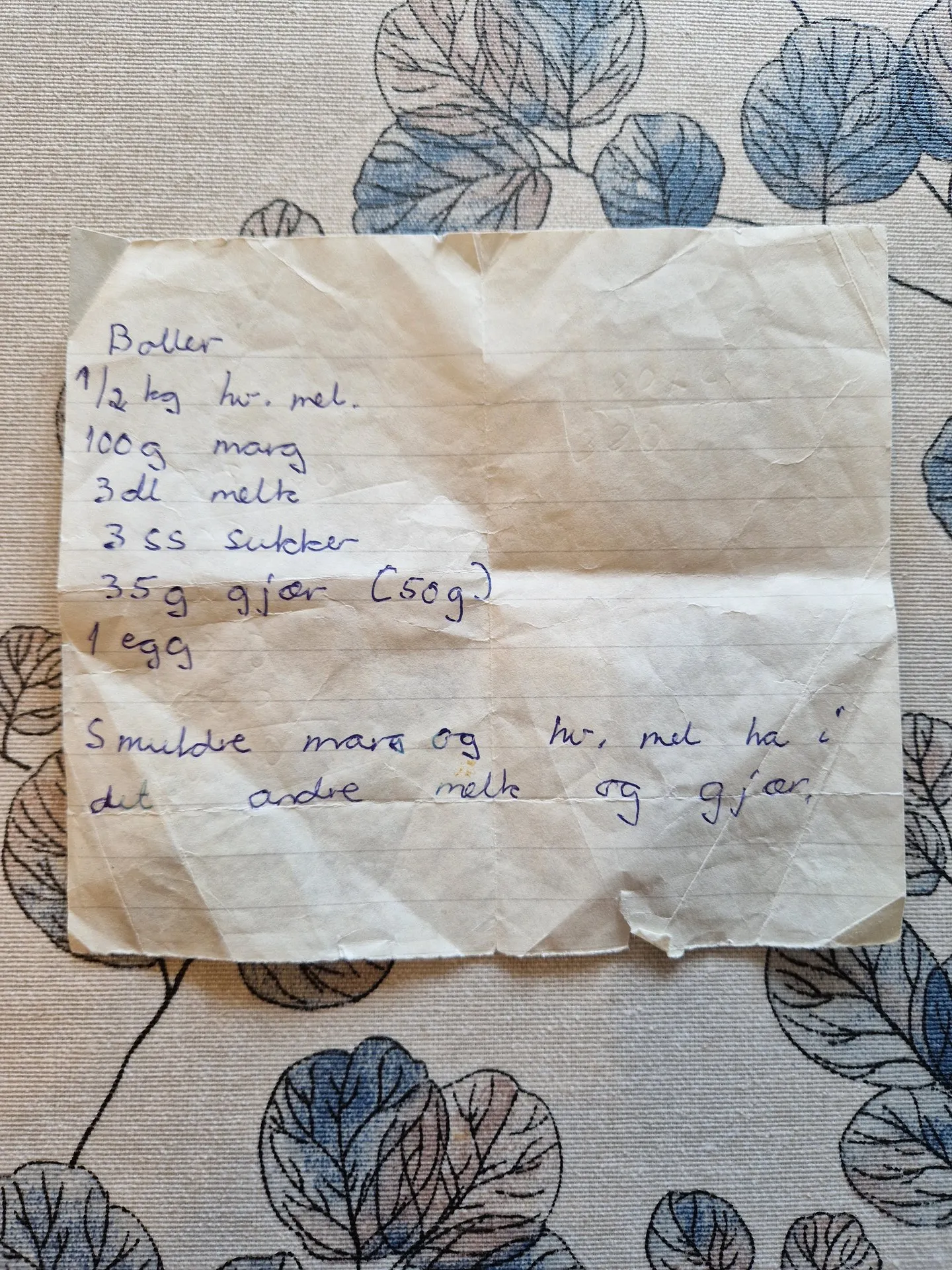 Bilde (0) av oppskrift for Boller