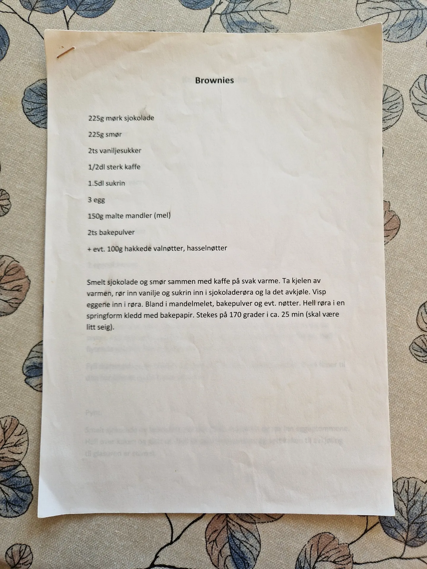 Bilde (0) av oppskrift for Brownies