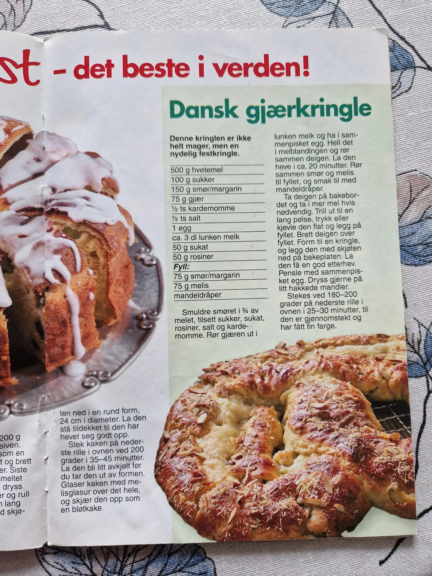 Bilde (0) av oppskrift for Dansk gjærkringle
