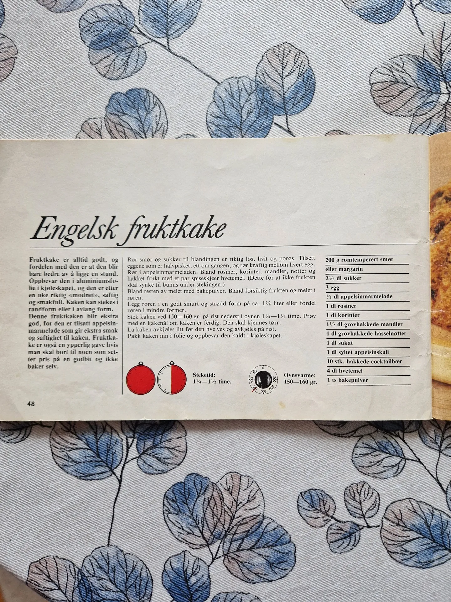 Bilde (0) av oppskrift for Engelsk fruktkake