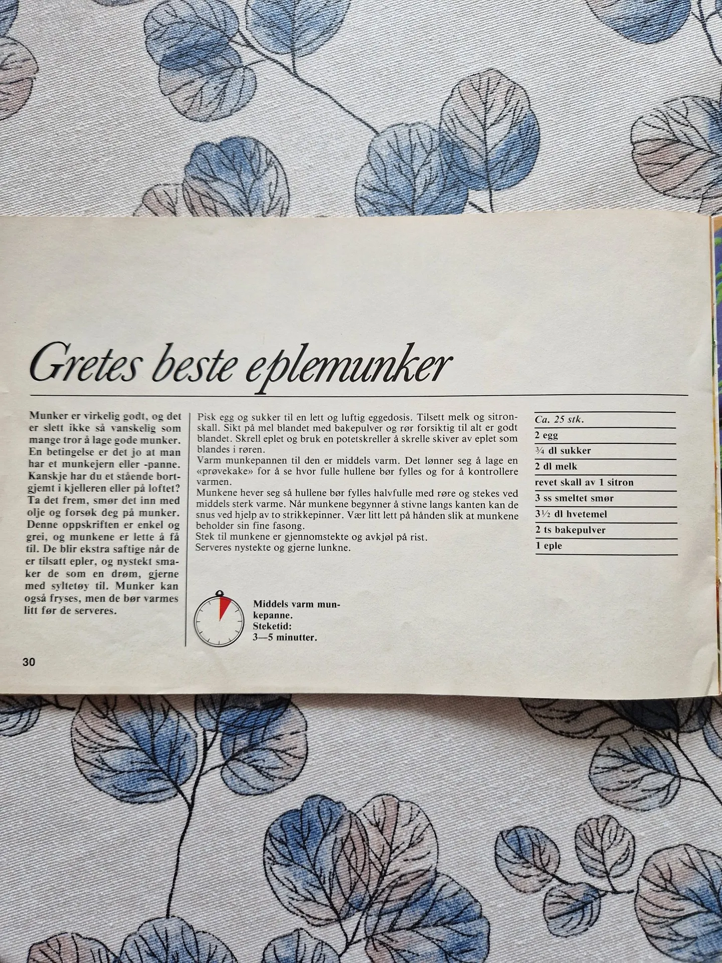 Bilde (0) av oppskrift for Gretes beste eplemunker