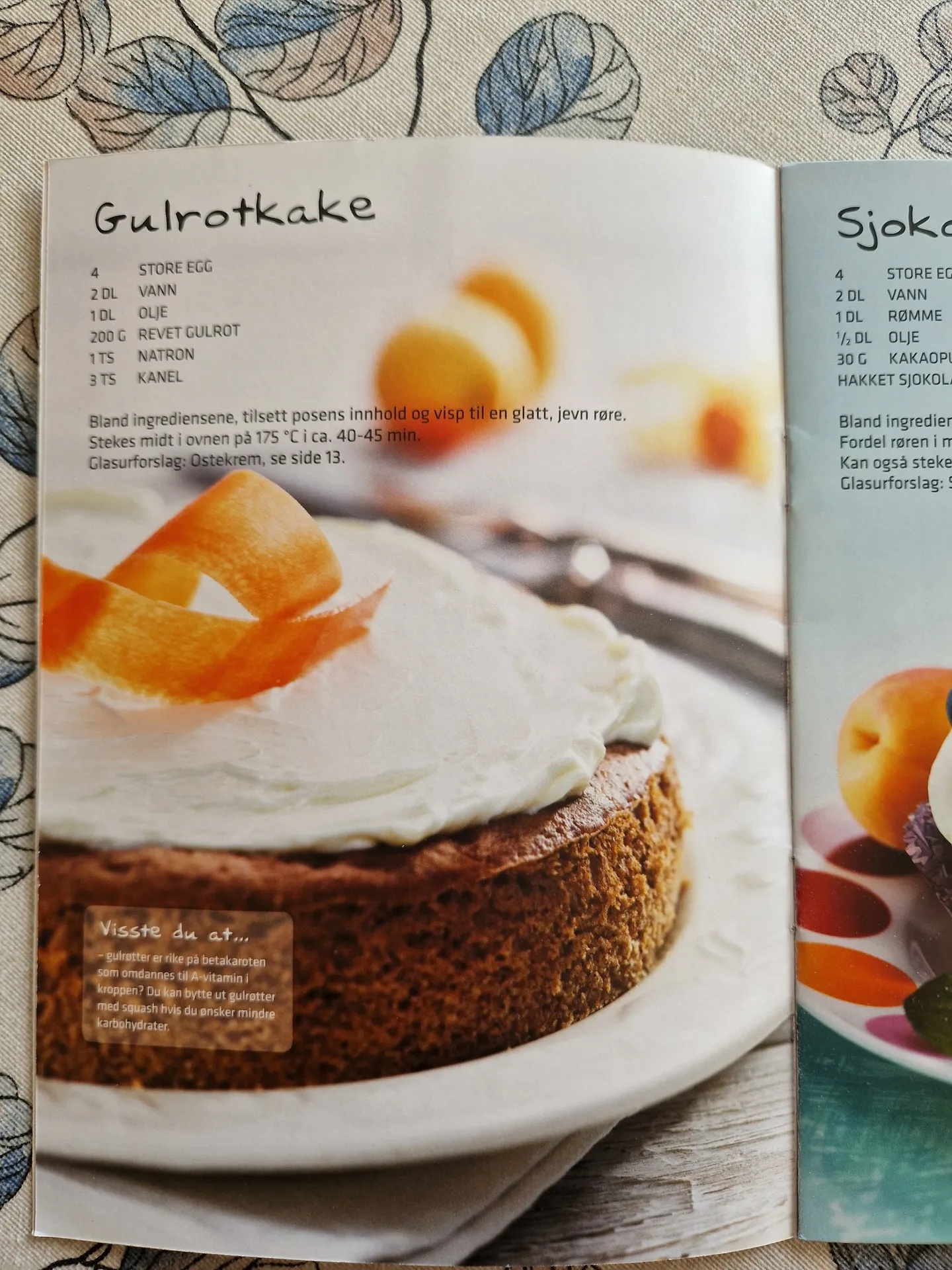 Bilde (0) av oppskrift for gulrot sukrin