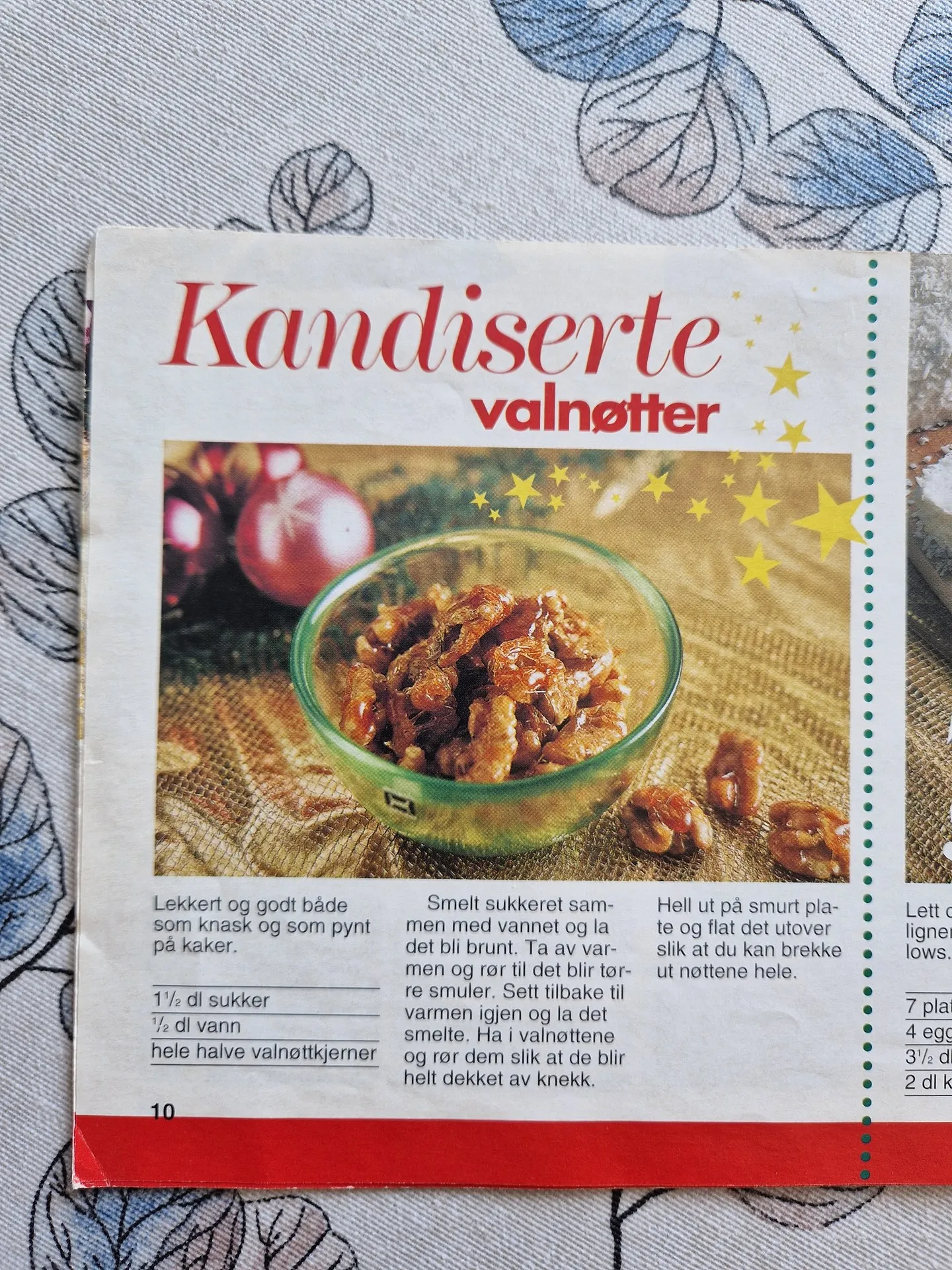 Bilde (0) av oppskrift for Kandiserte valnøtter