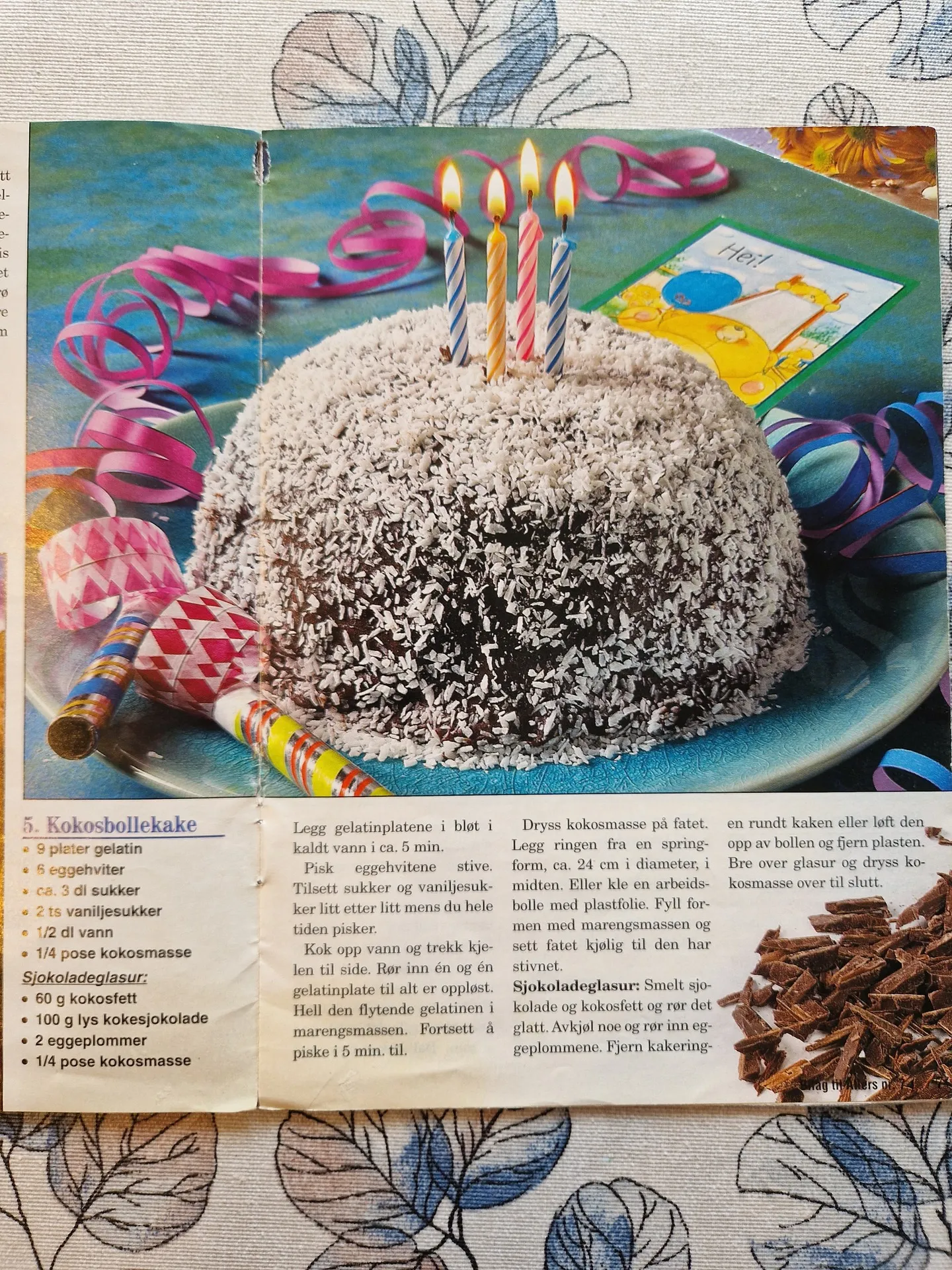 Bilde (0) av oppskrift for Kokosbollekake 2