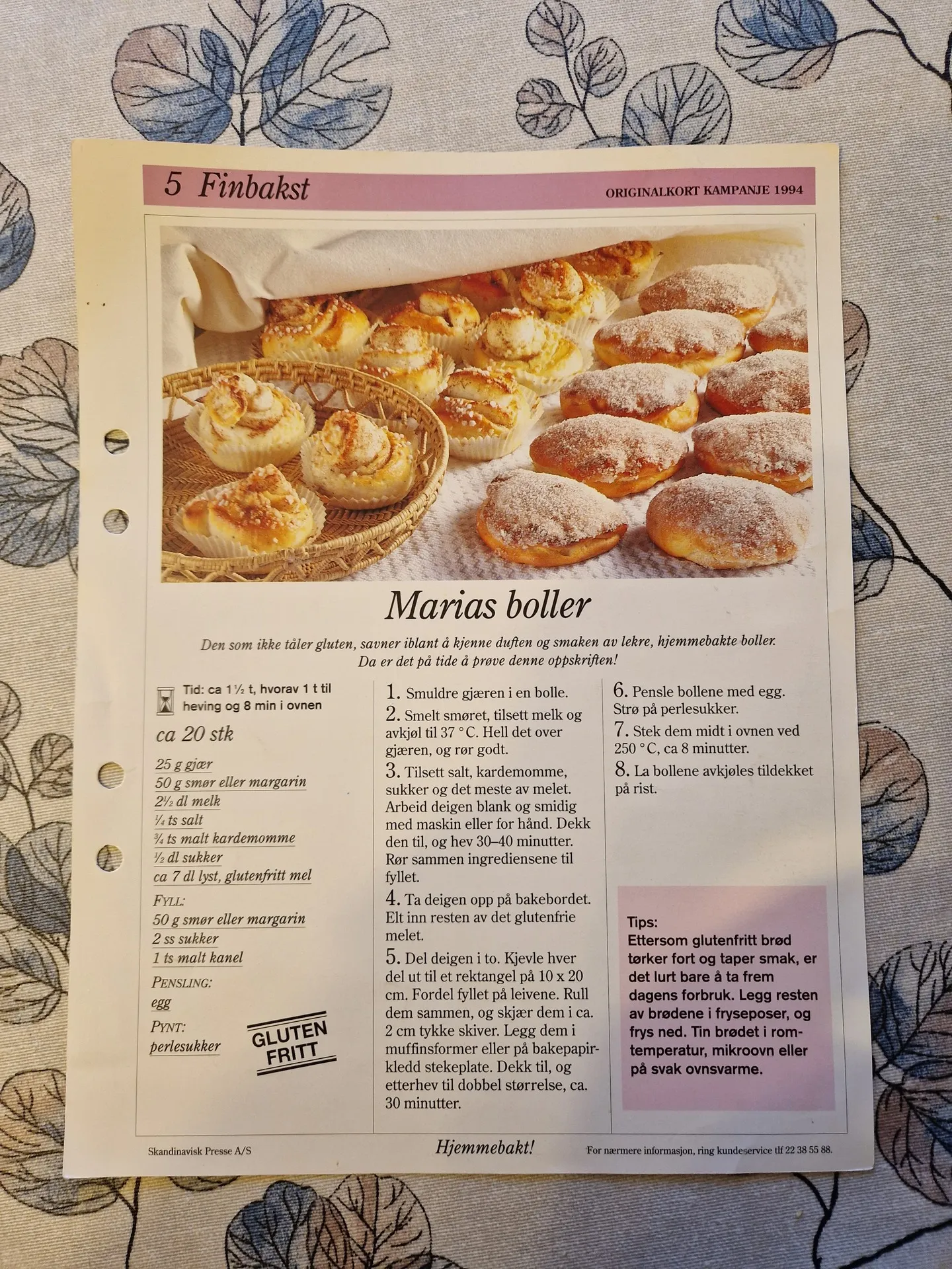 Bilde (0) av oppskrift for Marias boller
