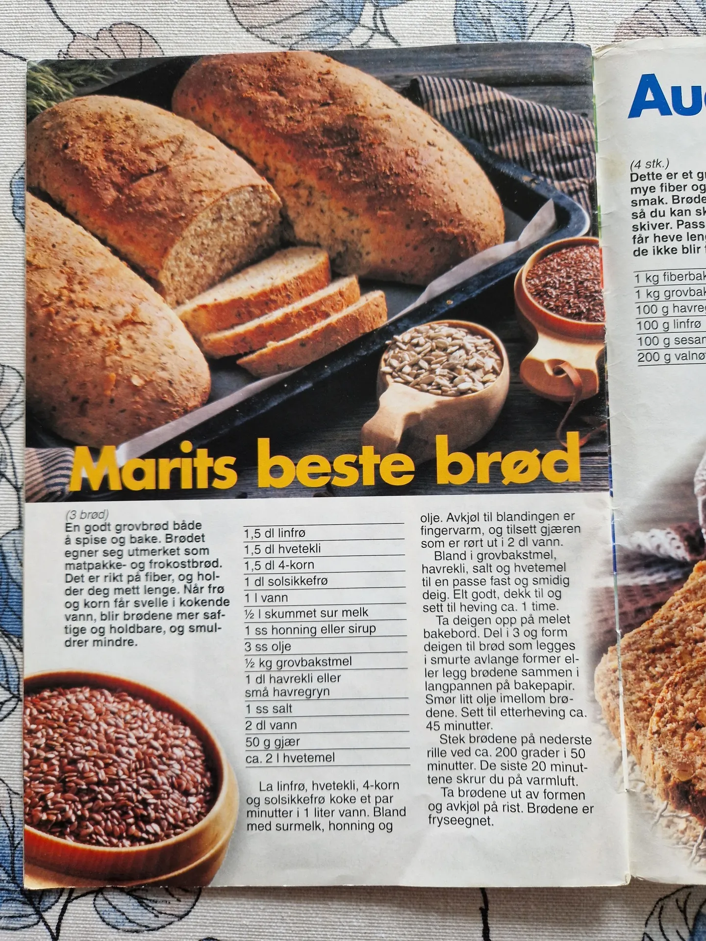 Bilde (0) av oppskrift for Marits beste brød