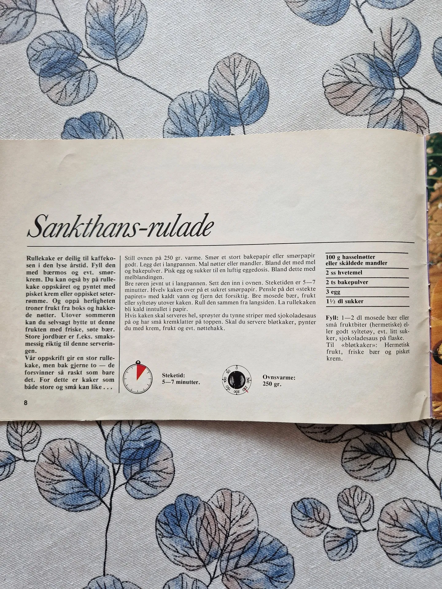 Bilde (0) av oppskrift for Sankthans-rulade