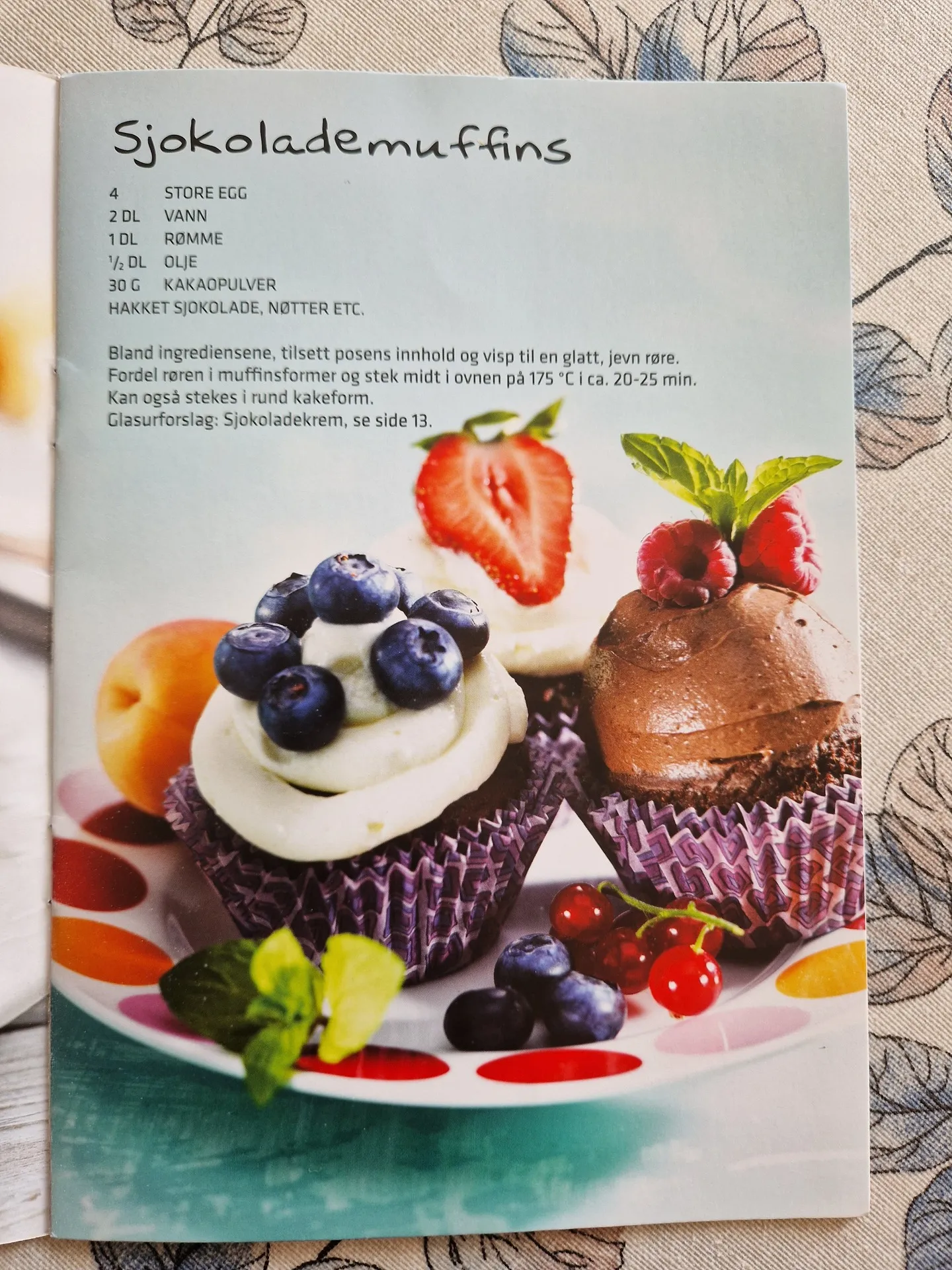 Bilde (0) av oppskrift for Sjokolademuffins sukrin