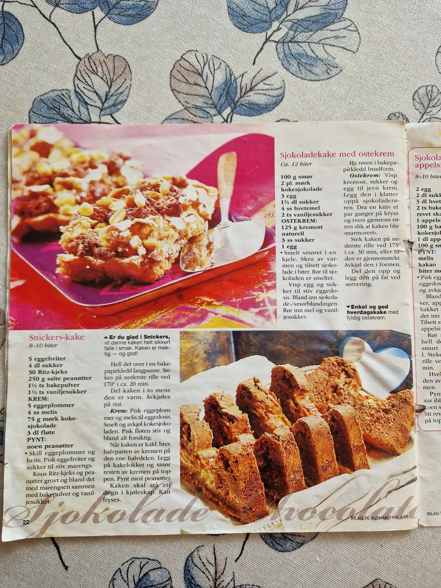Bilde (0) av oppskrift for Snickerskake