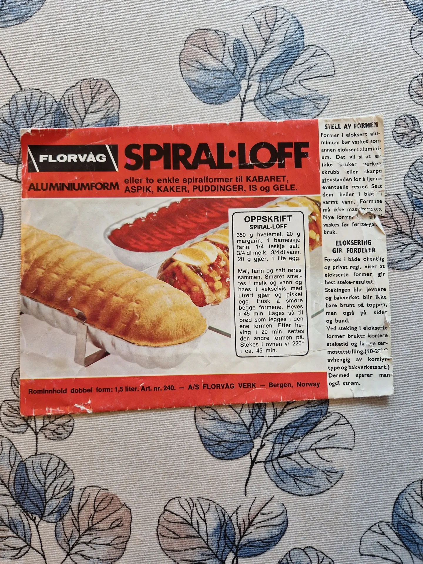 Bilde (0) av oppskrift for Spiralloff