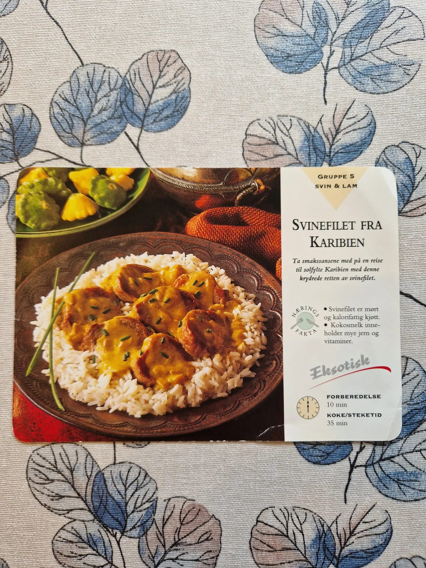 Bilde (0) av oppskrift for Svinefilet fra karibien