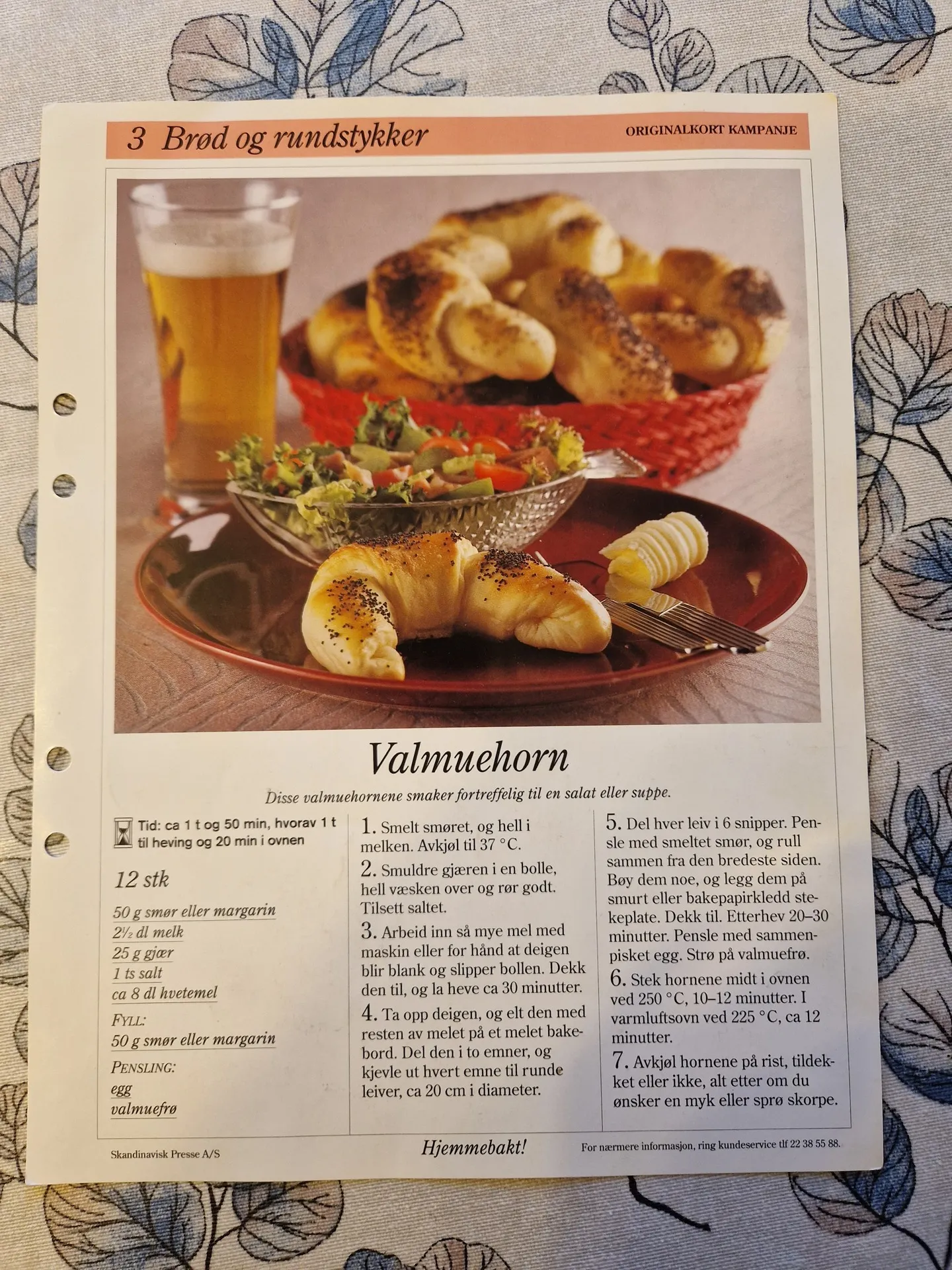 Bilde (0) av oppskrift for Valmuehorn