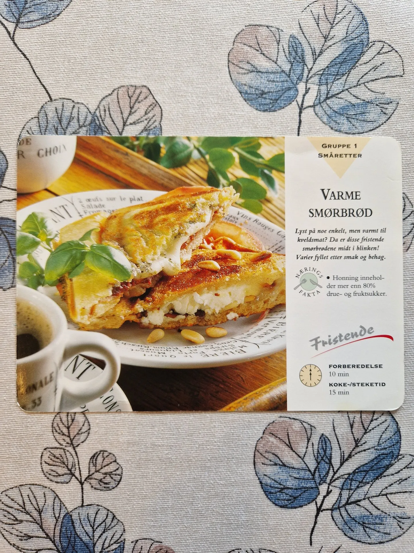 Bilde (0) av oppskrift for Varme smørbrød