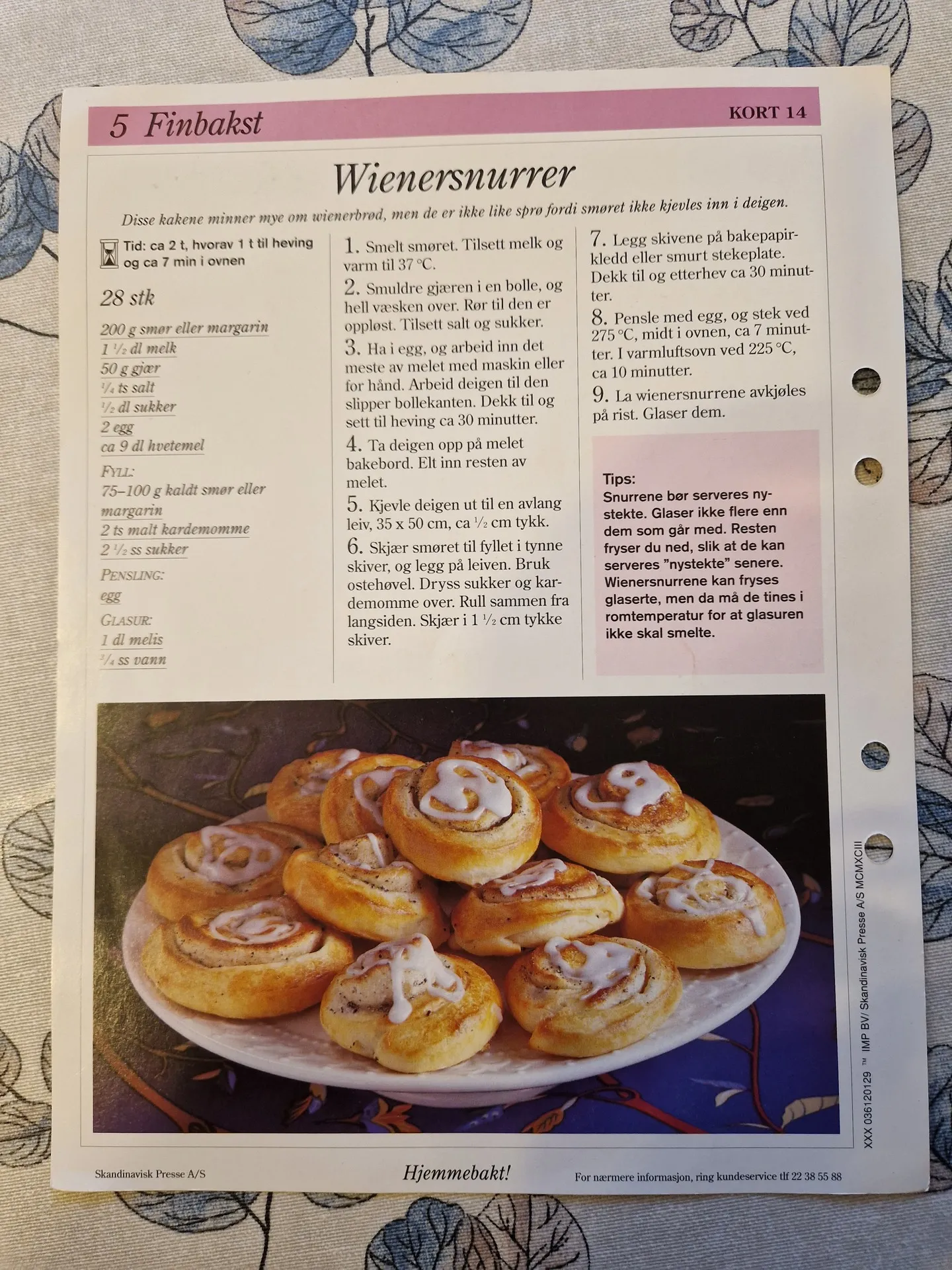 Bilde (0) av oppskrift for Wienersnurrer
